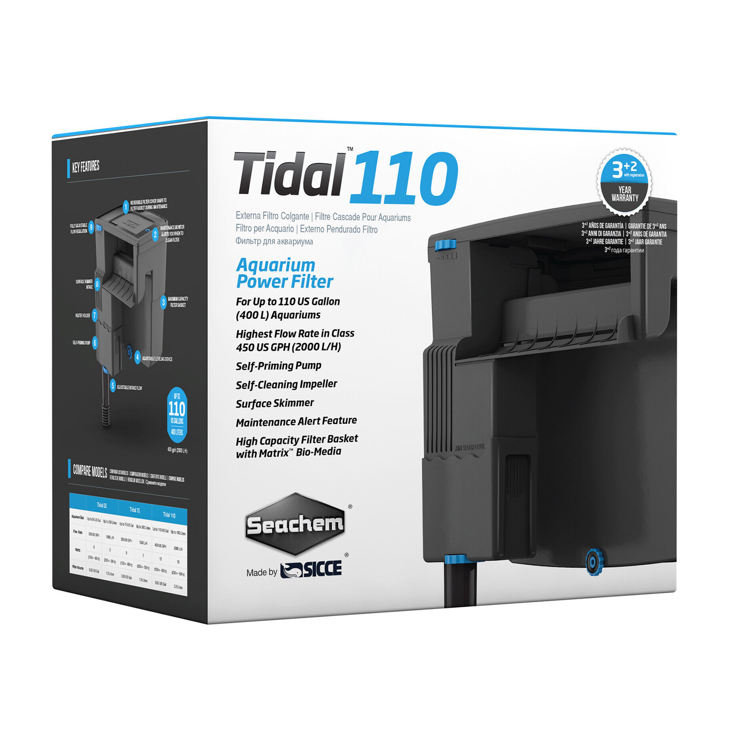 TIDAL 110 | POWER FILTER | SEACHEM